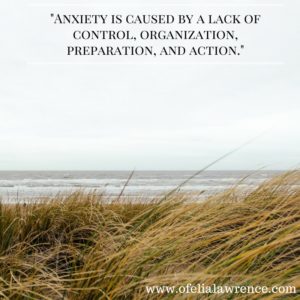on Anxiety isontrol, organizati